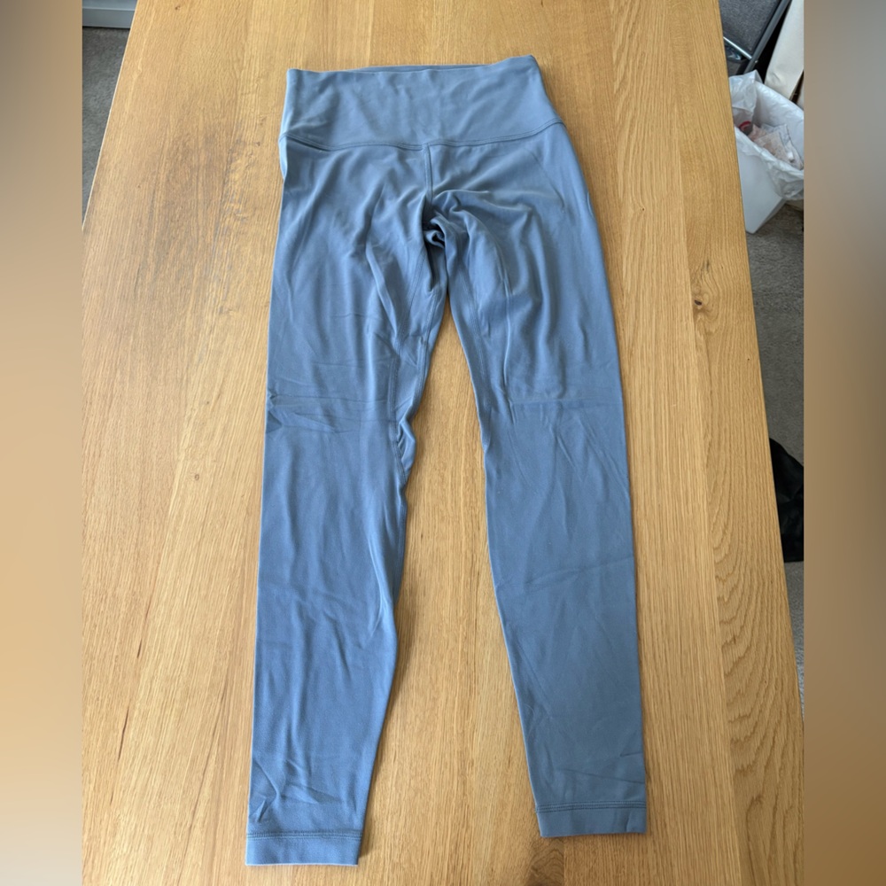 Lululemon Align Leggjngs Size 8 Iron Blue